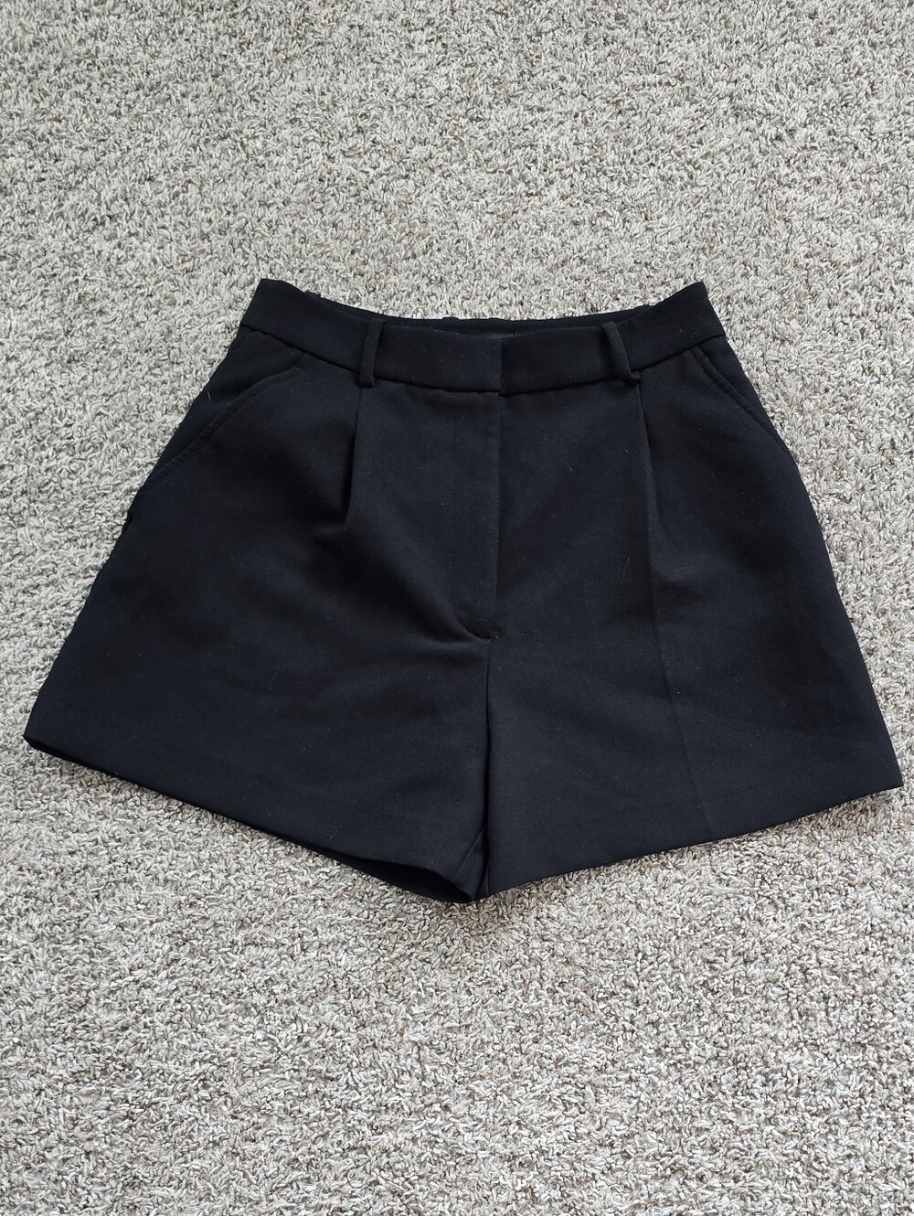 Zara High Waist Tailored Shorts